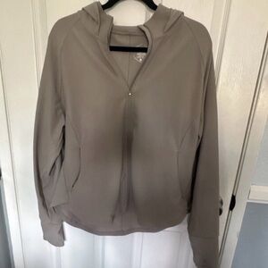Asics Beige Hooded Jacket